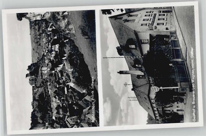 Pottenstein Oberfranken Pottenstein Gasthof Brauerei Leo Wagner