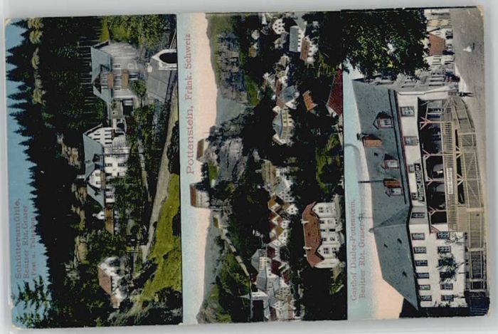 Pottenstein Oberfranken Pottenstein Schüttersmühle Gasthof Dist