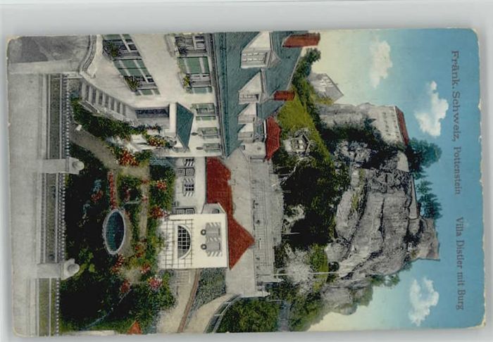 Pottenstein Oberfranken Pottenstein Villa Distler Burg