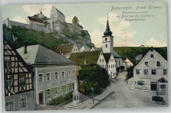Pottenstein Oberfranken Pottenstein Hauptstrasse