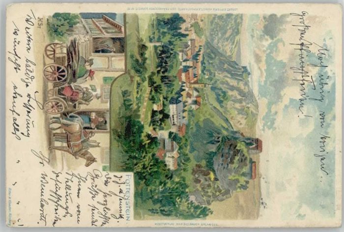 Pottenstein Oberfranken Pottenstein Künstlerkarte