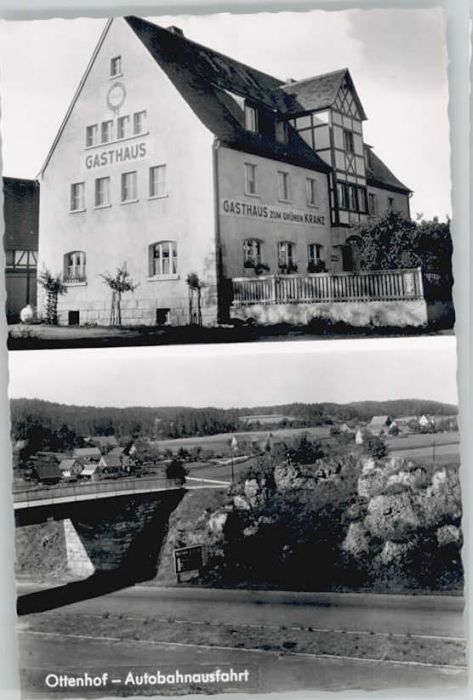 Ottenhof Plech Gasthaus zum grünen Kranz Autobahn