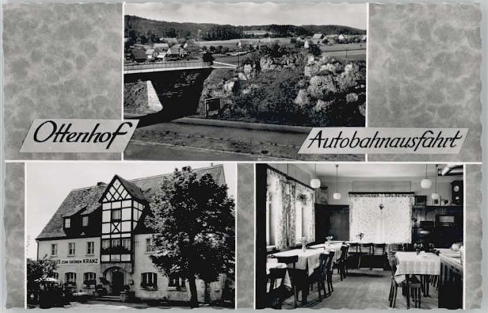 Ottenhof Plech Gasthaus zum grünen Kranz Autobahn