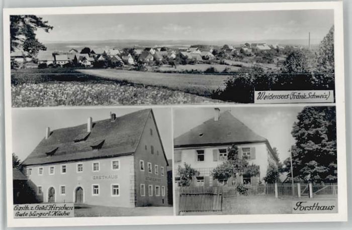 Weidensees Gasthaus zum Goldenen Hirschen Forsthau