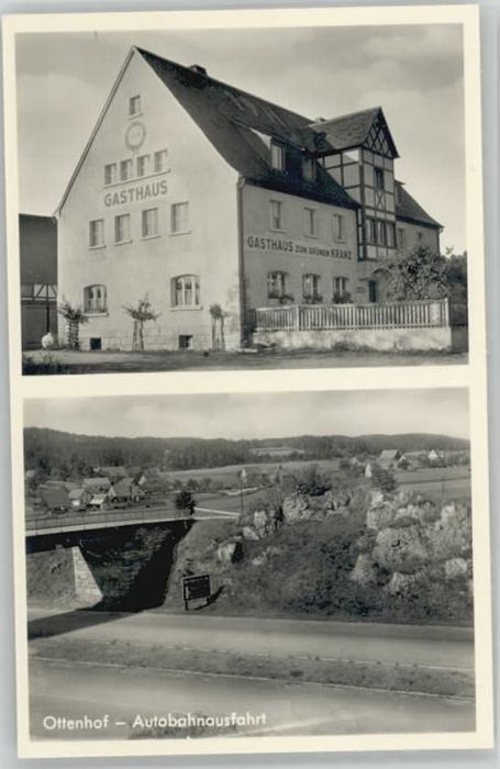Ottenhof Plech Gasthaus zum grünen Kranz Autobahn