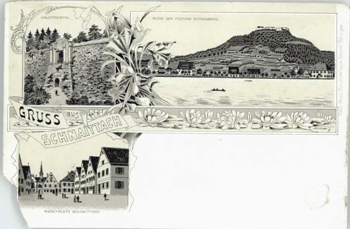 Schnaittach Marktplatz Ruine Rothenberg