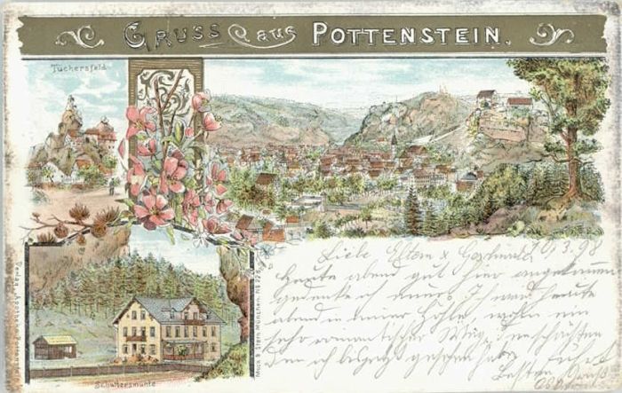 Pottenstein Oberfranken Pottenstein Schüttersmühle Tüchersfeld