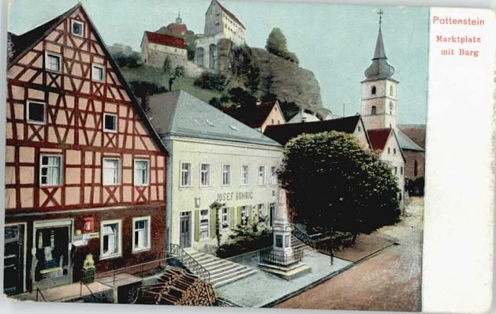 Pottenstein Oberfranken Pottenstein Marktplatz