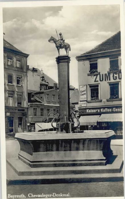 BAYREUTH Bayern Chevauleger-Denkmal