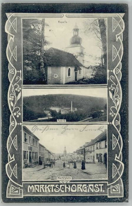 Marktschorgast Fabrik Kapelle Marktplatz