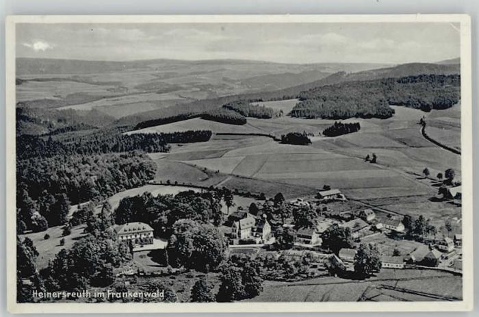 Heinersreuth Enchenreuth Koednitz Frankenwald Kulmbach Bayern Fliegeraufnahme