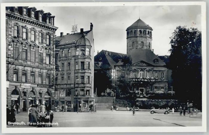 BAYREUTH Bayern Hans Schemmplatz