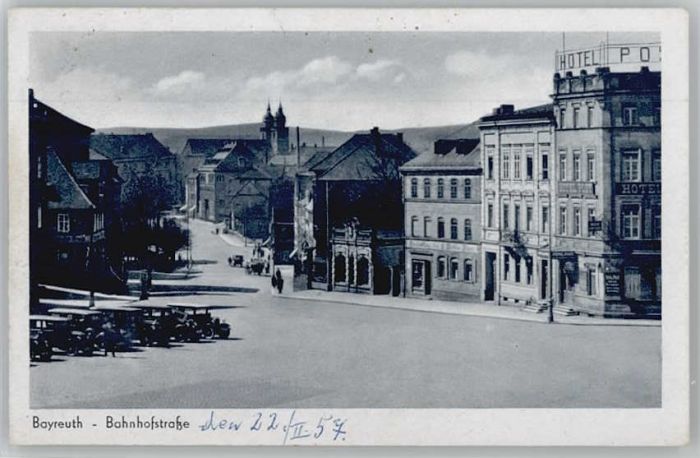 BAYREUTH Bayern Bahnhofstrasse