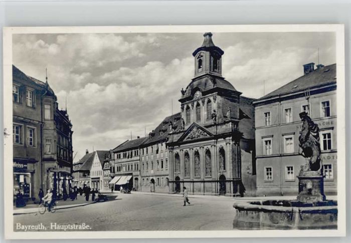 BAYREUTH Bayern Hauptstrasse