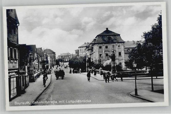 Bayreuth Bahnhofstrasse Luitpoldbrücke