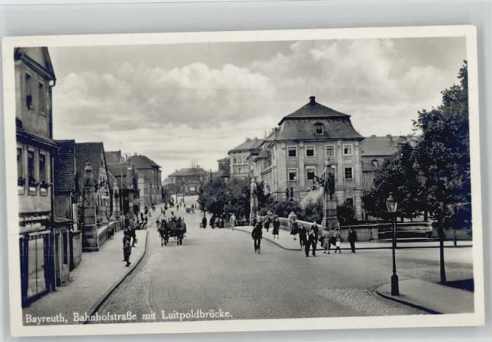 Bayreuth Bahnhofstrasse Luitpoldbrücke