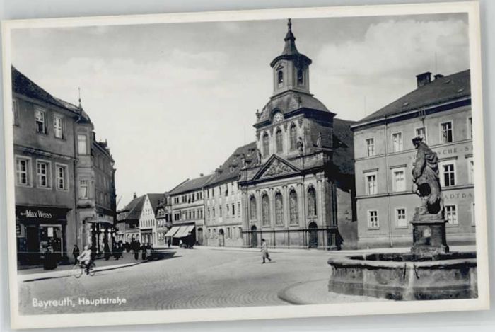 BAYREUTH Bayern Hauptstrasse