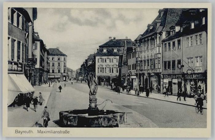 BAYREUTH Bayern Maximilianstrasse
