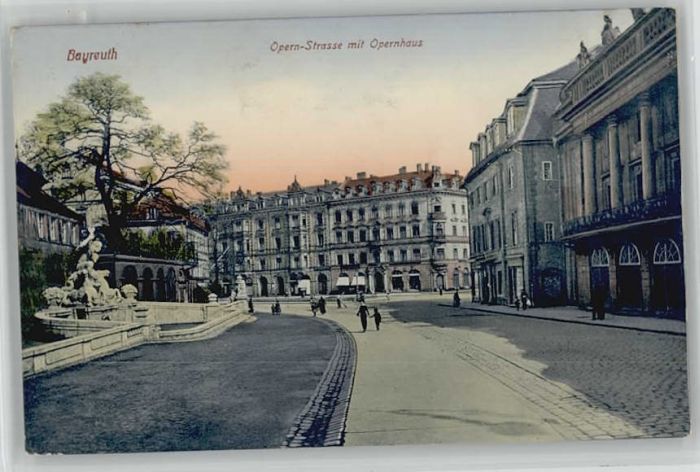BAYREUTH Bayern Opernstrasse Opernhaus