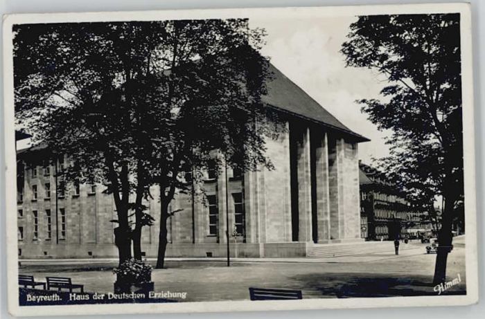 BAYREUTH Bayern Haus der Deutschen Erziehung