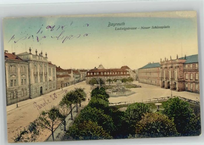 Bayreuth Ludwigstrasse Schlossplatz