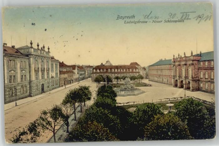 Bayreuth Ludwigstrasse Schlossplatz