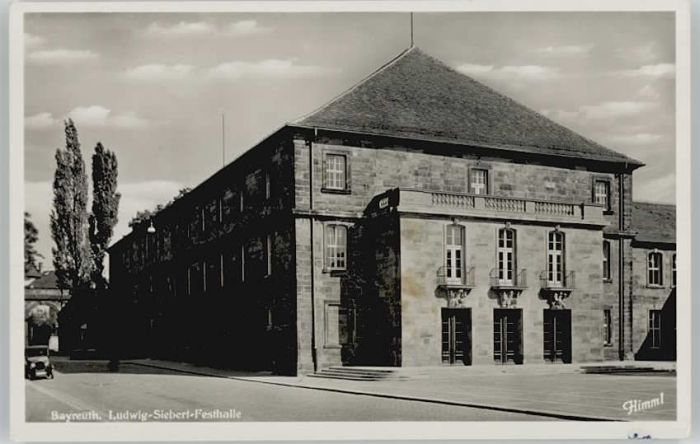 BAYREUTH Bayern Ludwig-Siebert-Festhalle