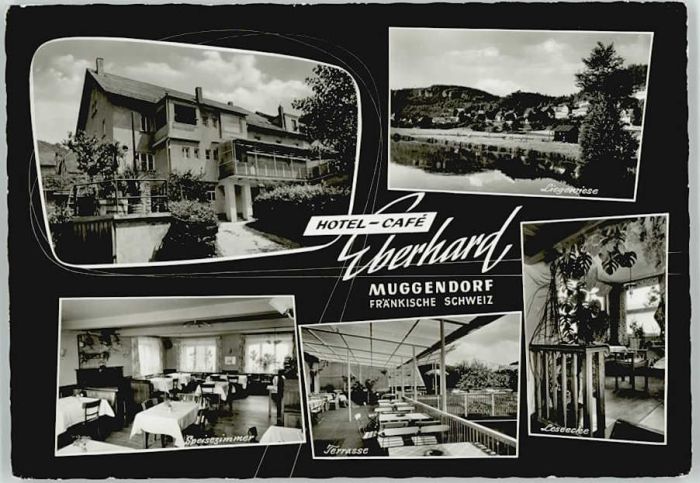 Muggendorf Fraenkische Schweiz Muggendorf Hotel Cafe Eberhard