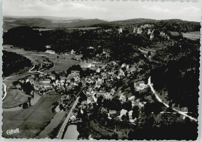 Muggendorf Fraenkische Schweiz Muggendorf Fliegeraufnahme