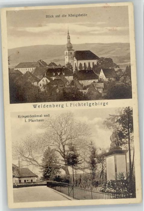 Weidenberg Fichtelgebirge Königsheide * 1920