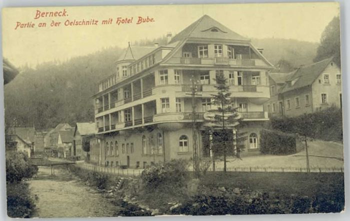Bad Berneck Hotel Bube Oelschnitz * 1910