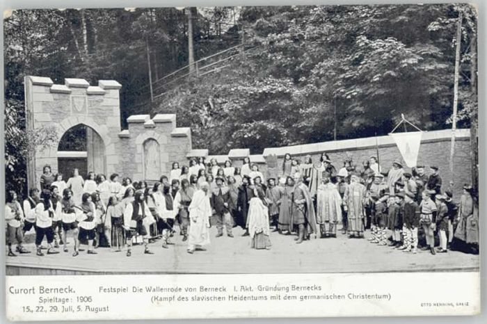 Bad Berneck Festspiel Wallenrode * 1906