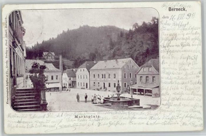 Bad Berneck Marktplatz x 1899