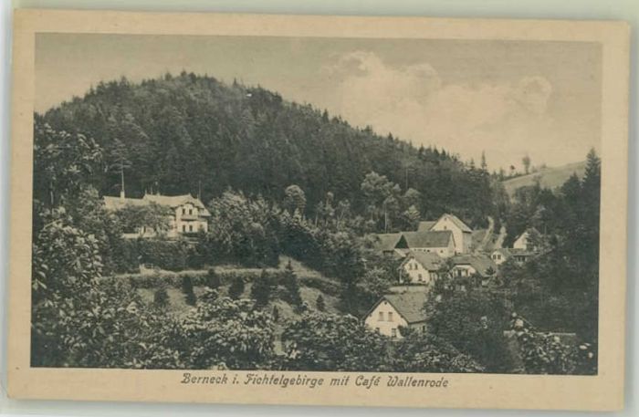 Bad Berneck Cafe Wallenrode * 1920