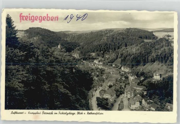 Bad Berneck Zensur durch RLM * 1940