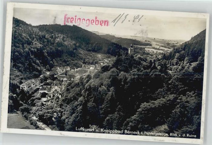 Bad Berneck Zensur durch RLM * 1941