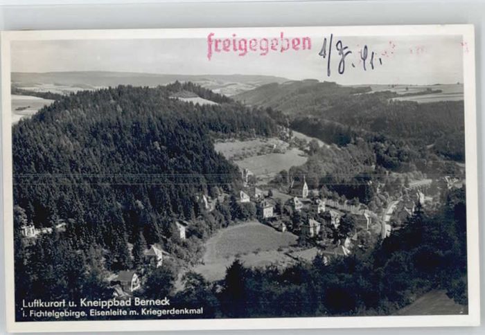 Bad Berneck Zensur durch RLM * 1941