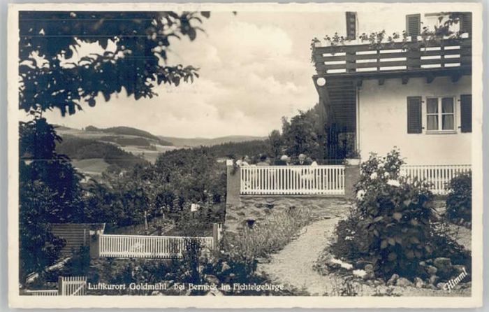 Goldmuehl Fichtelgebirge asthof Schwarzes Ross * 1930