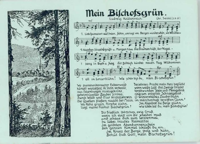 Bischofsgruen ied Noten * 1940