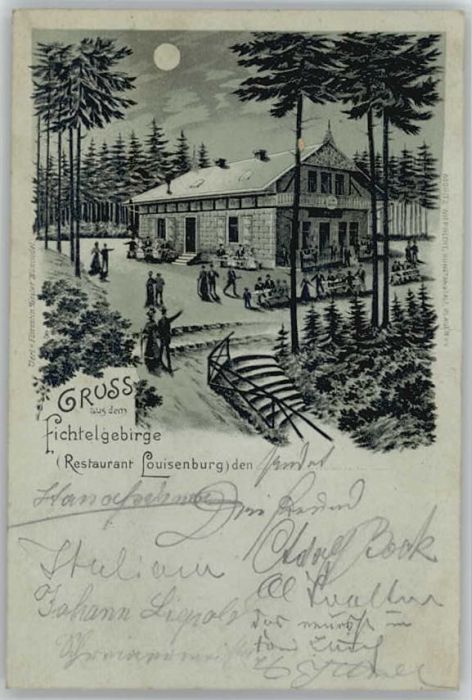 Wunsiedel Luisenburg Restaurant x 1900
