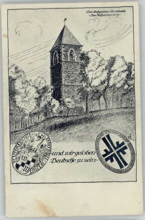 Wunsiedel Wappen Künstlerkarte Reichsjugendtreffe