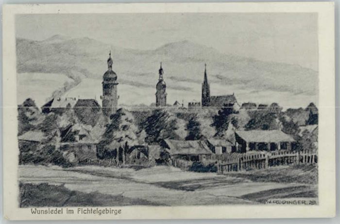 Wunsiedel KünstlerRüdinger x 1941