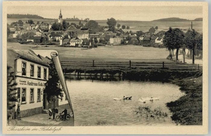 Thiersheim Kolonialwaren Andreas Kohl * 1890-1920