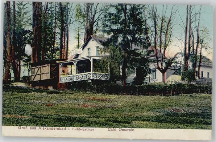 Bad Alexandersbad Cafe Osswald x 1890-1920