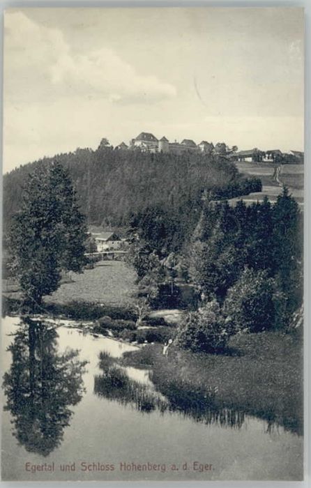 Hohenberg Eger Egertal Schloss Hohenberg x 1912