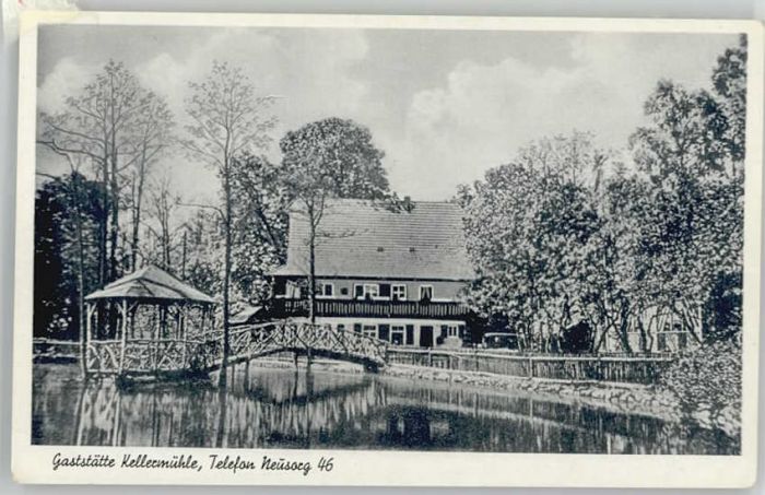 Neusorg Neusoeg Gaststaette Kellermuehle * 1890