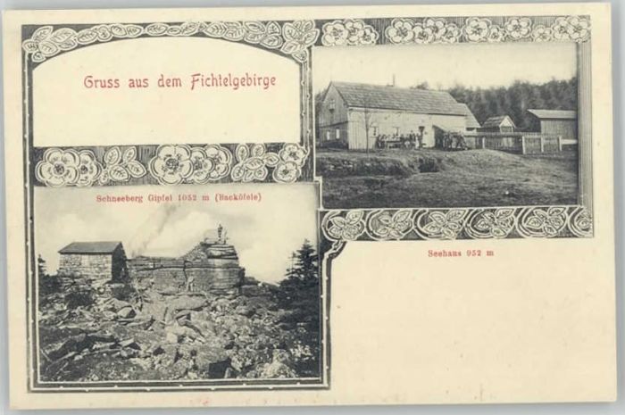 Wunsiedel Schneeberg Seehaus * 1890-1920