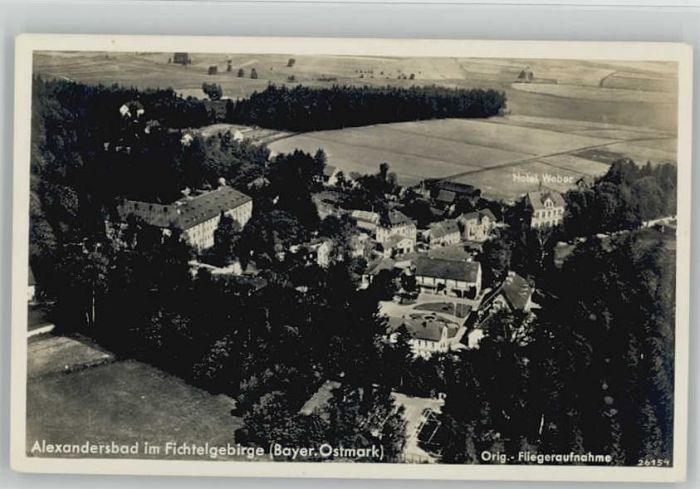 Wunsiedel Fliegeraufnahme Alexandersbad * 1921-19