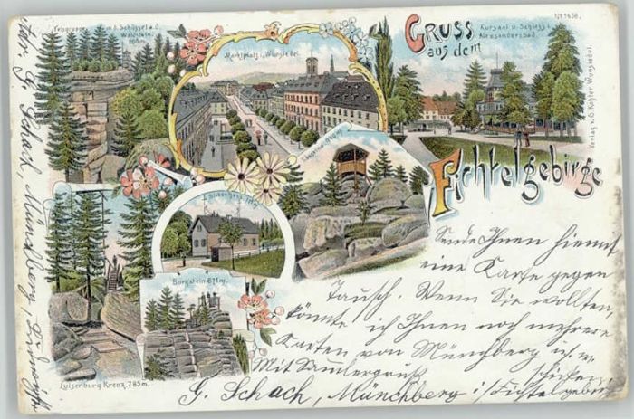 Fichtelberg Bayreuth Fichtelberg Marktplatz Burgstein Kursaa