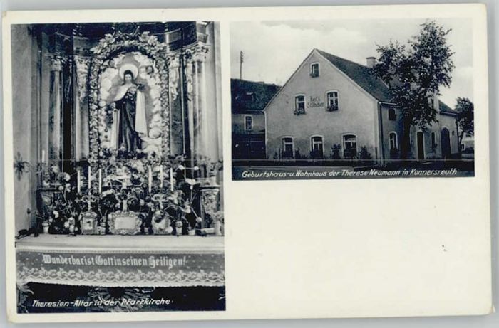 Konnersreuth Geburtshaus Therese Neumann  * 1921-196